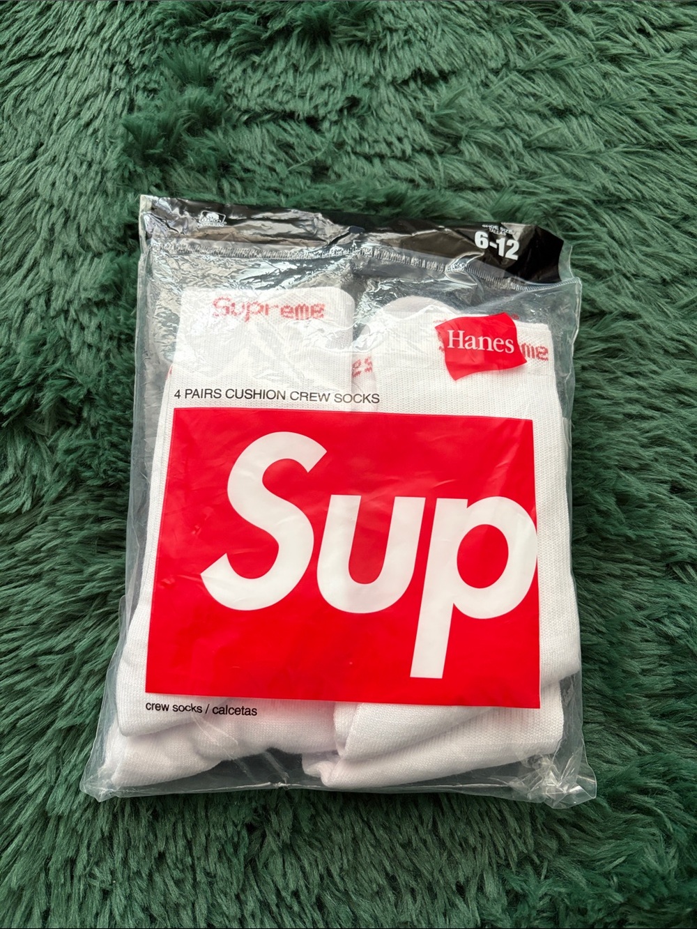 Hanes X Supreme Socks (4-Pack)(8 Socks)